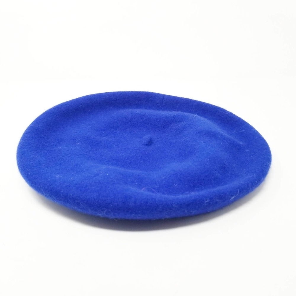Hat Attack Wool Beret In Blue - image 1
